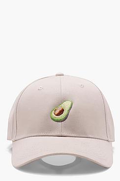 Boohoo Avocado Cartoon Cap