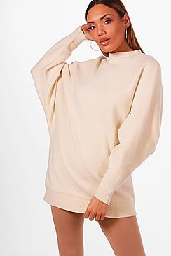 Boohoo Sian Oversized Batwing Soft Knit Jumper