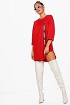 Boohoo Athleisure Ring & Tape Sweat Dress