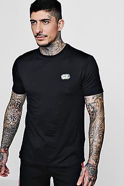 Boohoo Pop Badge T-shirt
