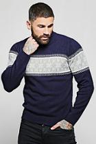 Boohoo Fairisle High Neck Christmas Jumper