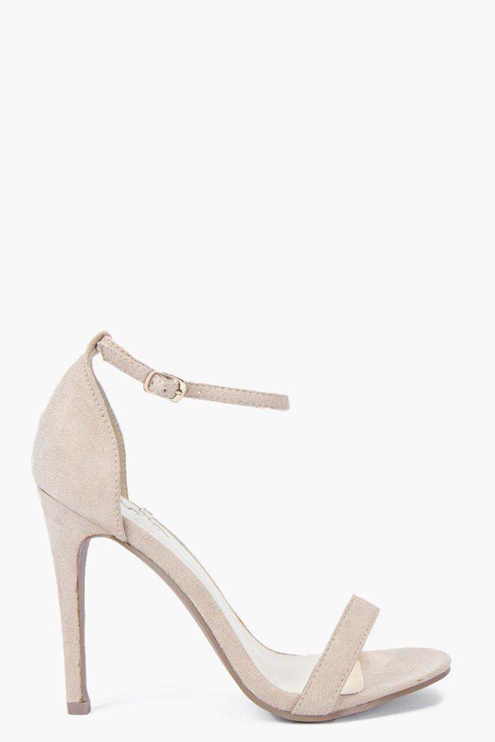 Boohoo Erin Two Part Stiletto Nude