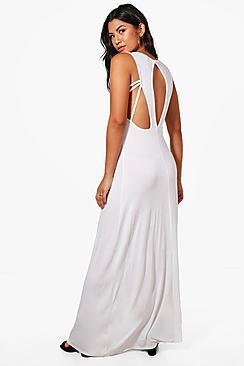 Boohoo Maddison Keyhole Detail Maxi Dress