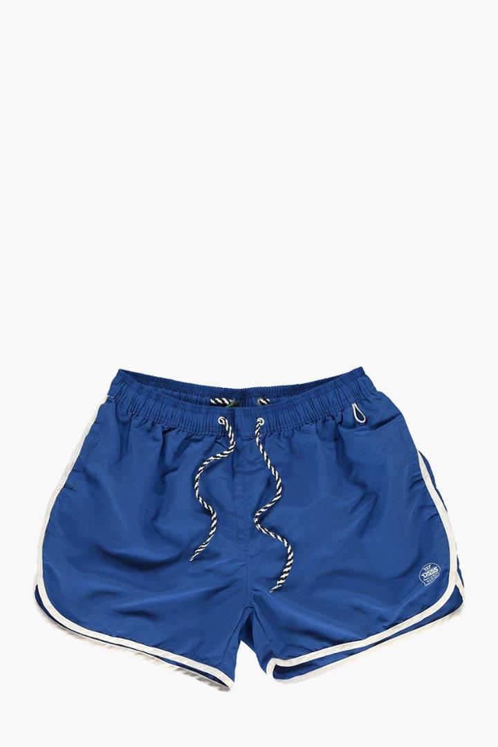 Boohoo Basic Swim Shorts Royal