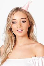 Boohoo Iris Hen Mini Party Hat Headband & Clip