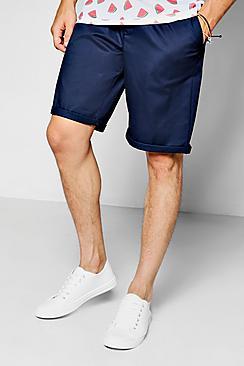 Boohoo Slim Fit Cotton Chino Short