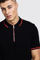 Boohoo Polo T-shirt With Baroque Back Print