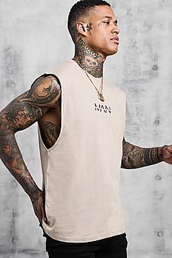 Boohoo Original Man Drop Armhole Tank