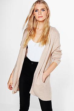Boohoo Jessica Edge To Edge Cardigan