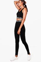 Boohoo Tall Sophie Crop And Legging Lounge Set