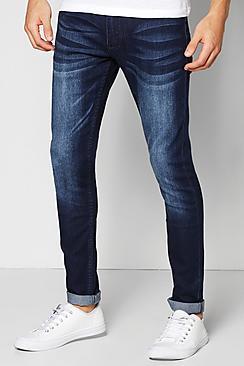 Boohoo Skinny Stretch Mid Wash Jeans