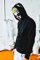 Boohoo Halloween Eyes Printed Hood Hoodie