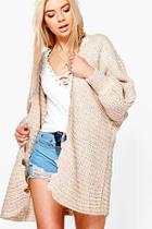 Boohoo Grace Distressed Hem Cardigan