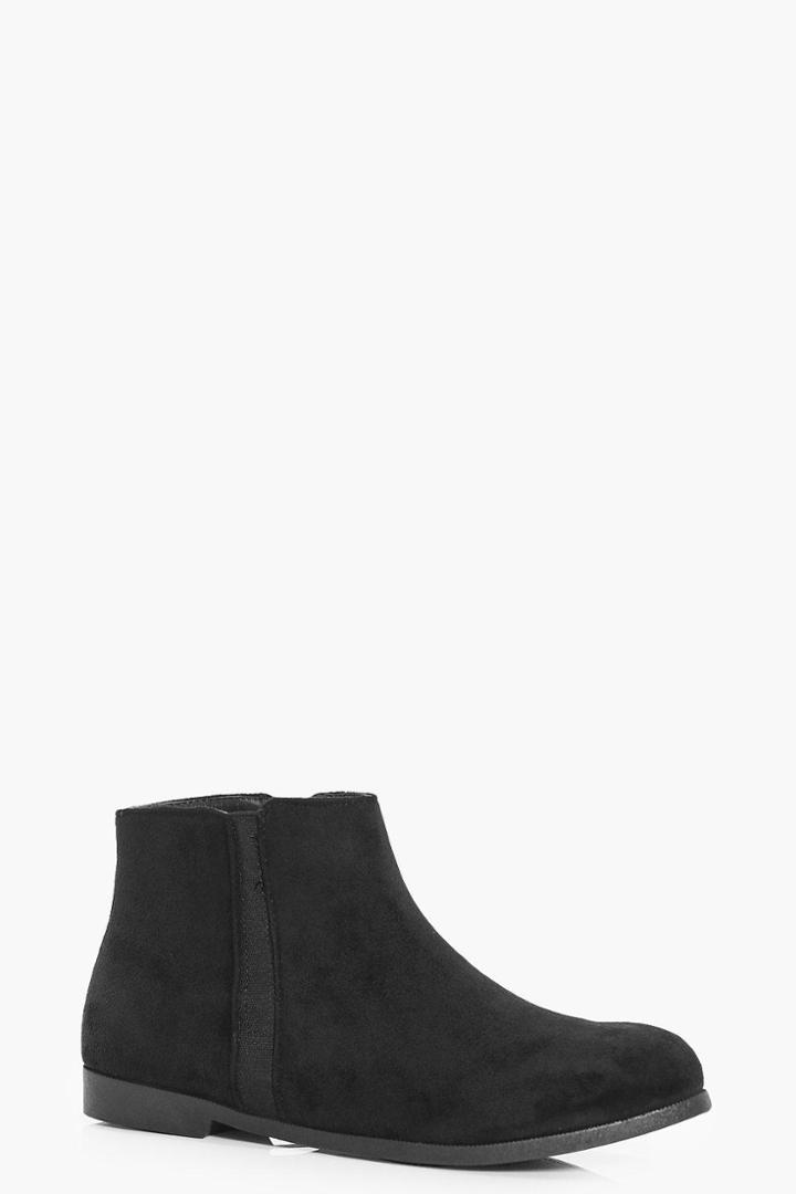 Boohoo Imogen Basic Chelsea Boot Black