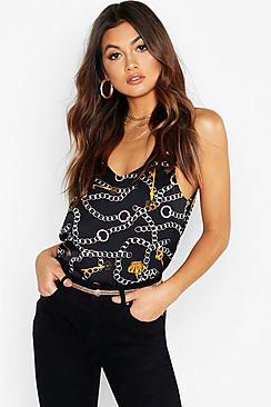 Boohoo Chain Print Cami