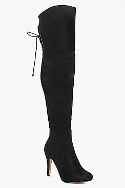 Boohoo Katie Lace Back Over The Knee