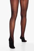 Boohoo Maddison Stiletto Heel Tights Black