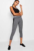 Boohoo Skye Fit 'grl Pwr' Slogan Running Capri Legging