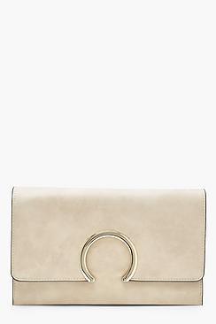 Boohoo Charlotte Circle Ring Clutch