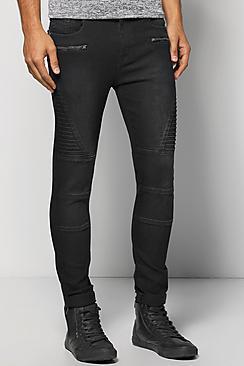 Boohoo Super Skinny Biker Jeans