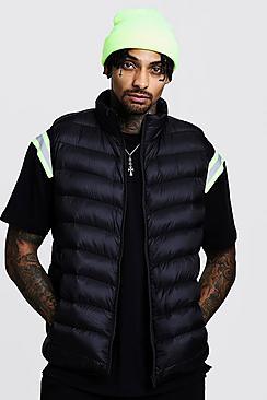 Boohoo Sleeveless Funnel Neck Puffer