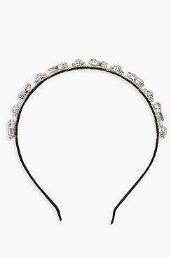 Boohoo Diamante Embellished Headband