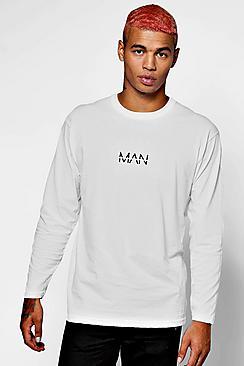 Boohoo Long Sleeve Original Man T-shirt