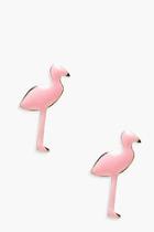 Boohoo Beth Flamingo Stud Earrings