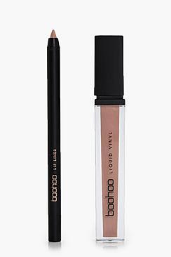 Boohoo Vinyl Lipgloss & Liner Kit