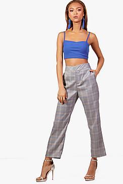 Boohoo Frankie Checked Trouser