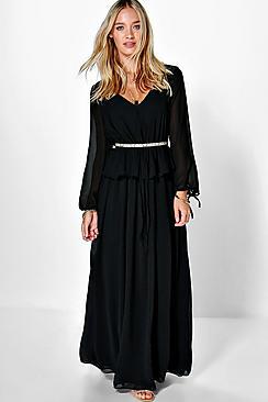 Boohoo Sophia Bohemia Maxi Dress