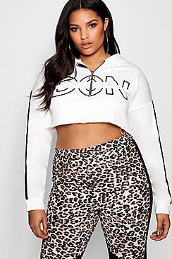 Boohoo Stefflon Don 1/2 Zipper Hoody