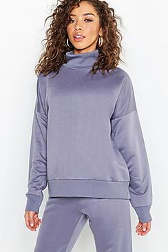 Boohoo Roll Neck Sweatshirt