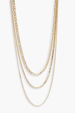 Boohoo Plus Choker Layered Necklace