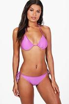 Boohoo Cape Verde Triangle Bikini Set
