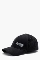 Boohoo Rose Outline Embroidery Cap