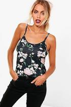 Boohoo Erin Oriental Floral Cami