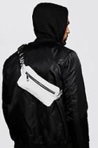 Boohoo Reflective Mini Man Branded Cross Body Bag