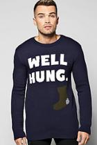 Boohoo Well Hung Christmas Jumper