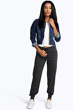 Boohoo Maddie Tie Waist Basic Jogger