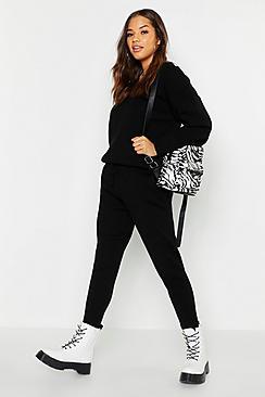 Boohoo V Neck Knitted Set