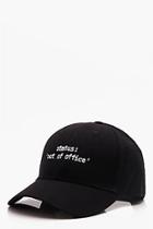 Boohoo Status Out Of Office Basic Cap