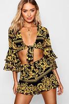 Boohoo Allana Scarf Print Co-ord
