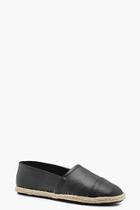 Boohoo Isabelle Contrast Toe Leather Espadrilles
