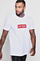 Boohoo Off Side Oversized T-shirt