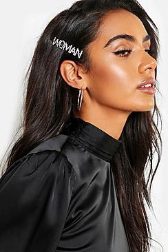 Boohoo Woman Diamante Hair Slide