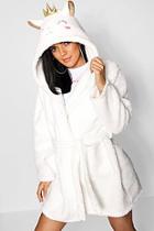 Boohoo Fluffy Lamb Dressing Gown