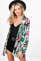 Boohoo Jennie Jungle Print Kimono