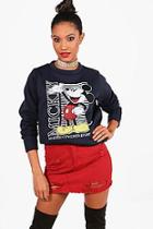 Boohoo Disney Mickey 1928 Sweatshirt
