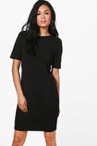 Boohoo Structured Tailored Shift Dress